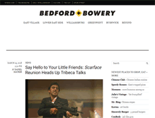 Tablet Screenshot of bedfordandbowery.com